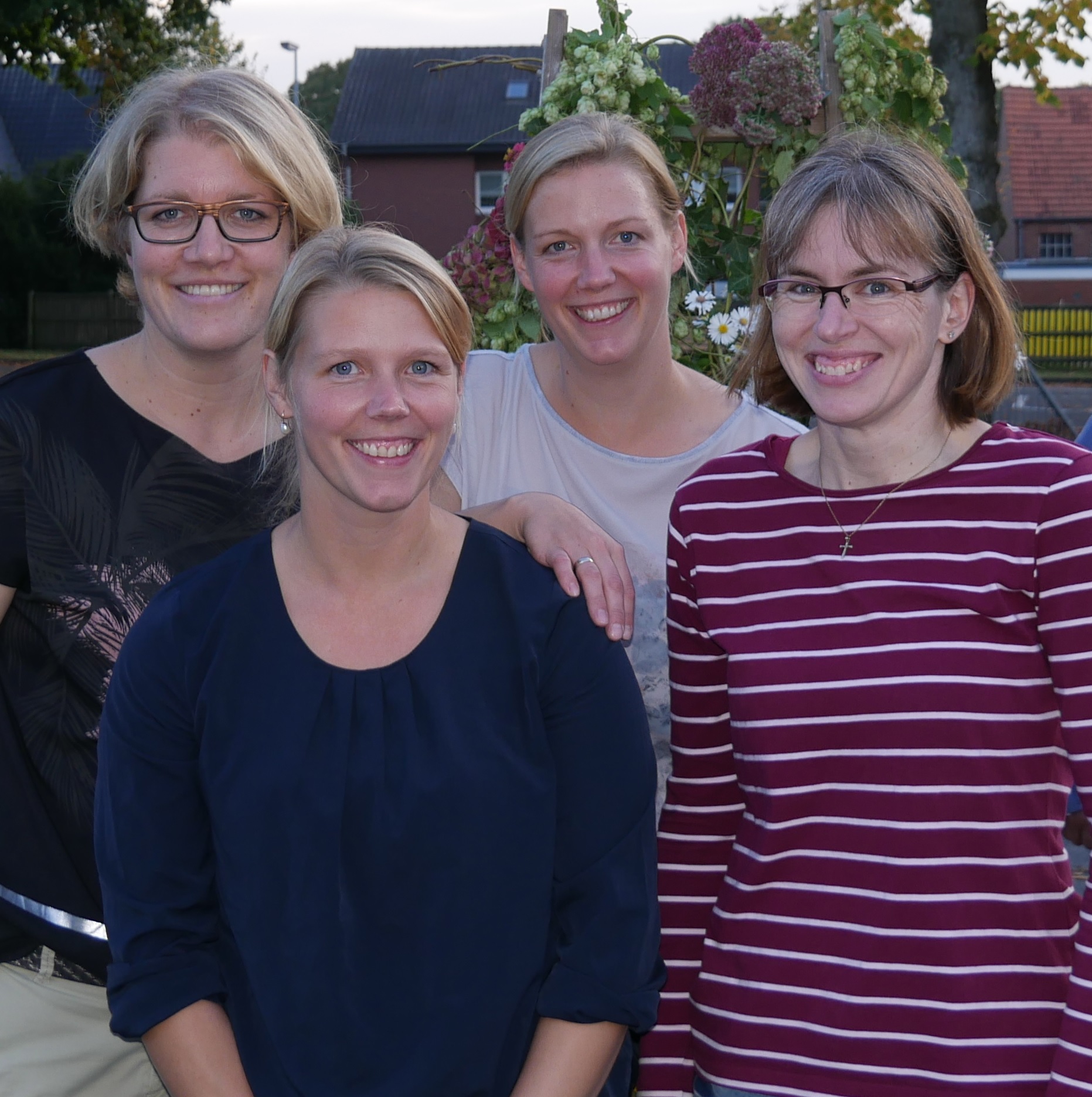 Agnes Loose, Sabrina Greiwe, Christina Ostendorf und Simone Elmer (von links) sind das Team „Krabbelgottesdienst“.