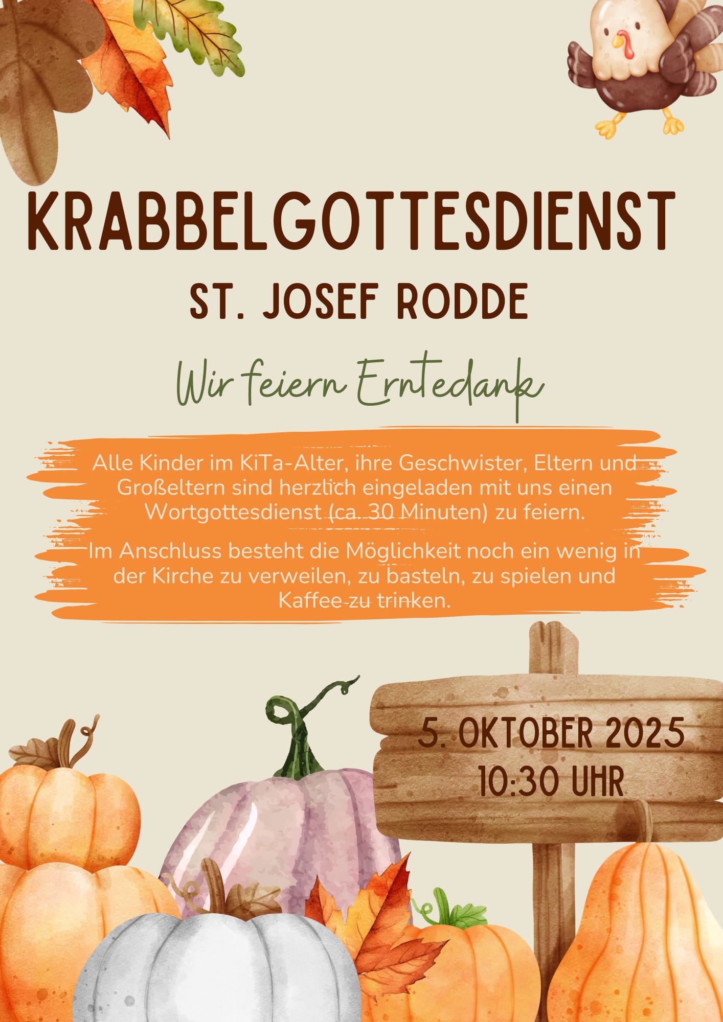 Krabbelgottesdienst Erntedank