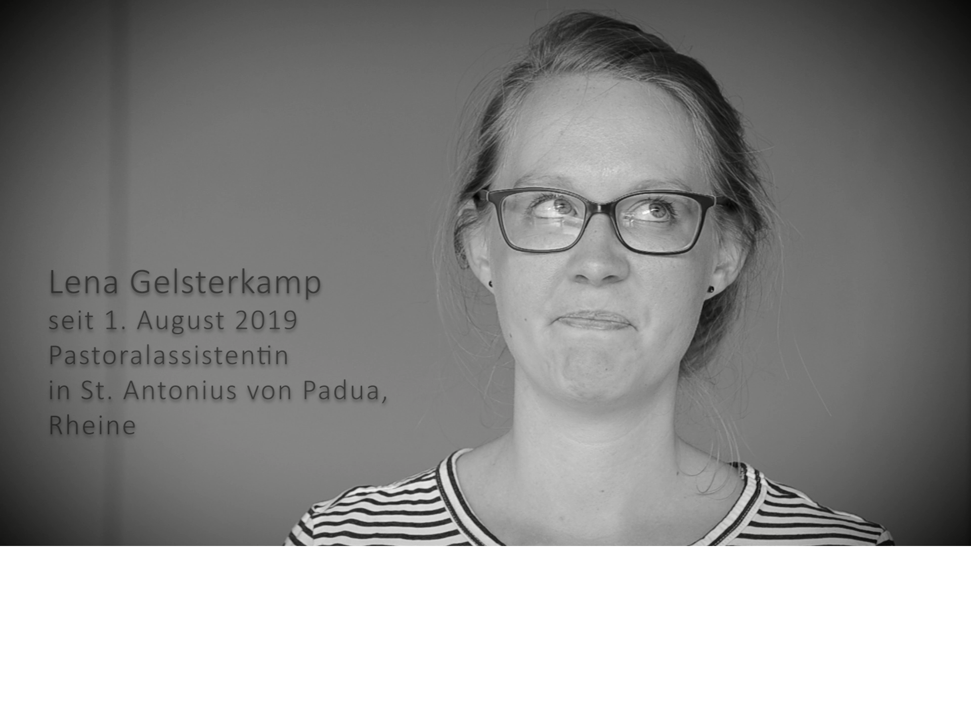 Fragenhagel mit Lena Gelsterkamp