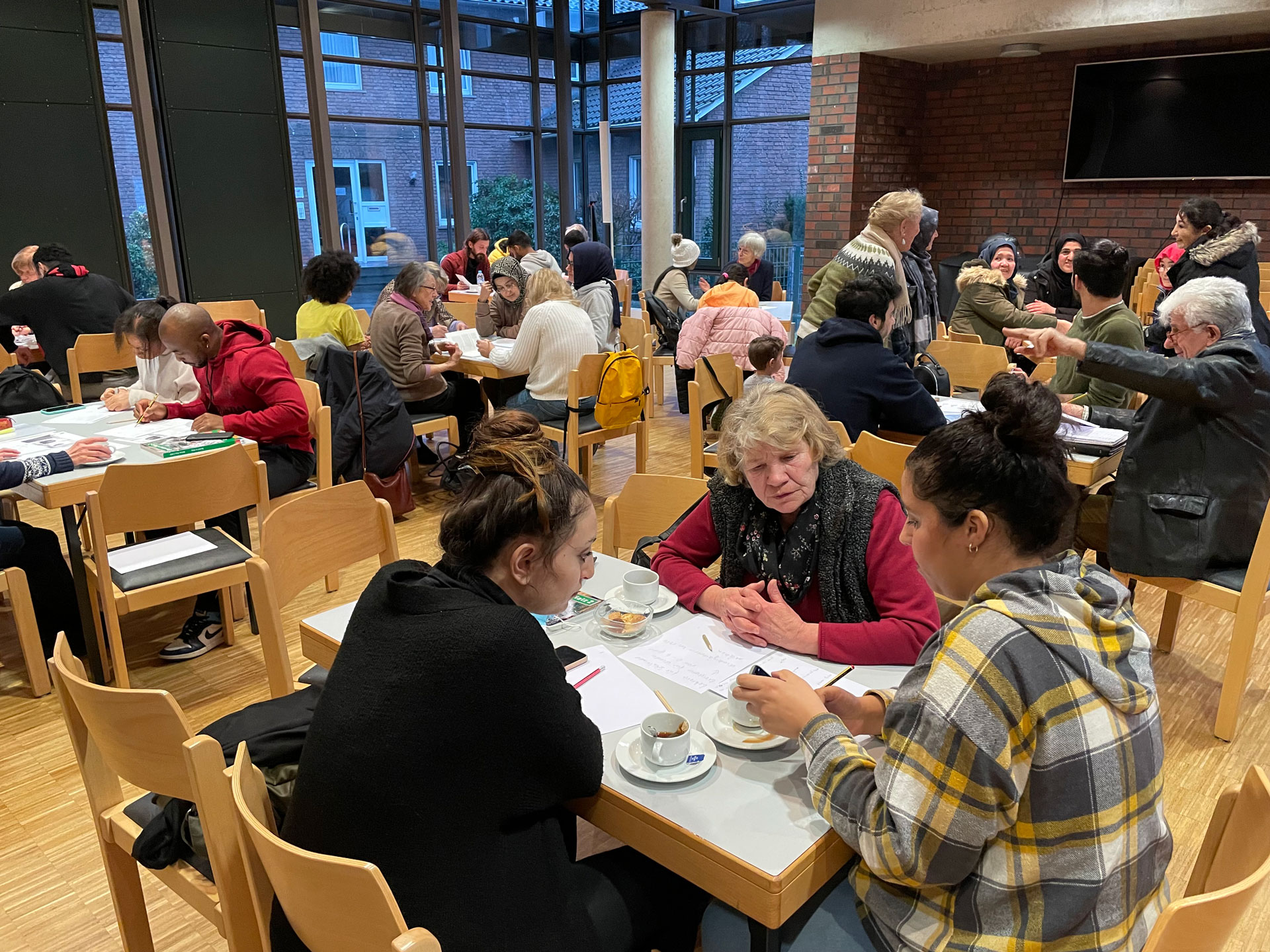 Alltag im Sprachcafé Basilikaforum