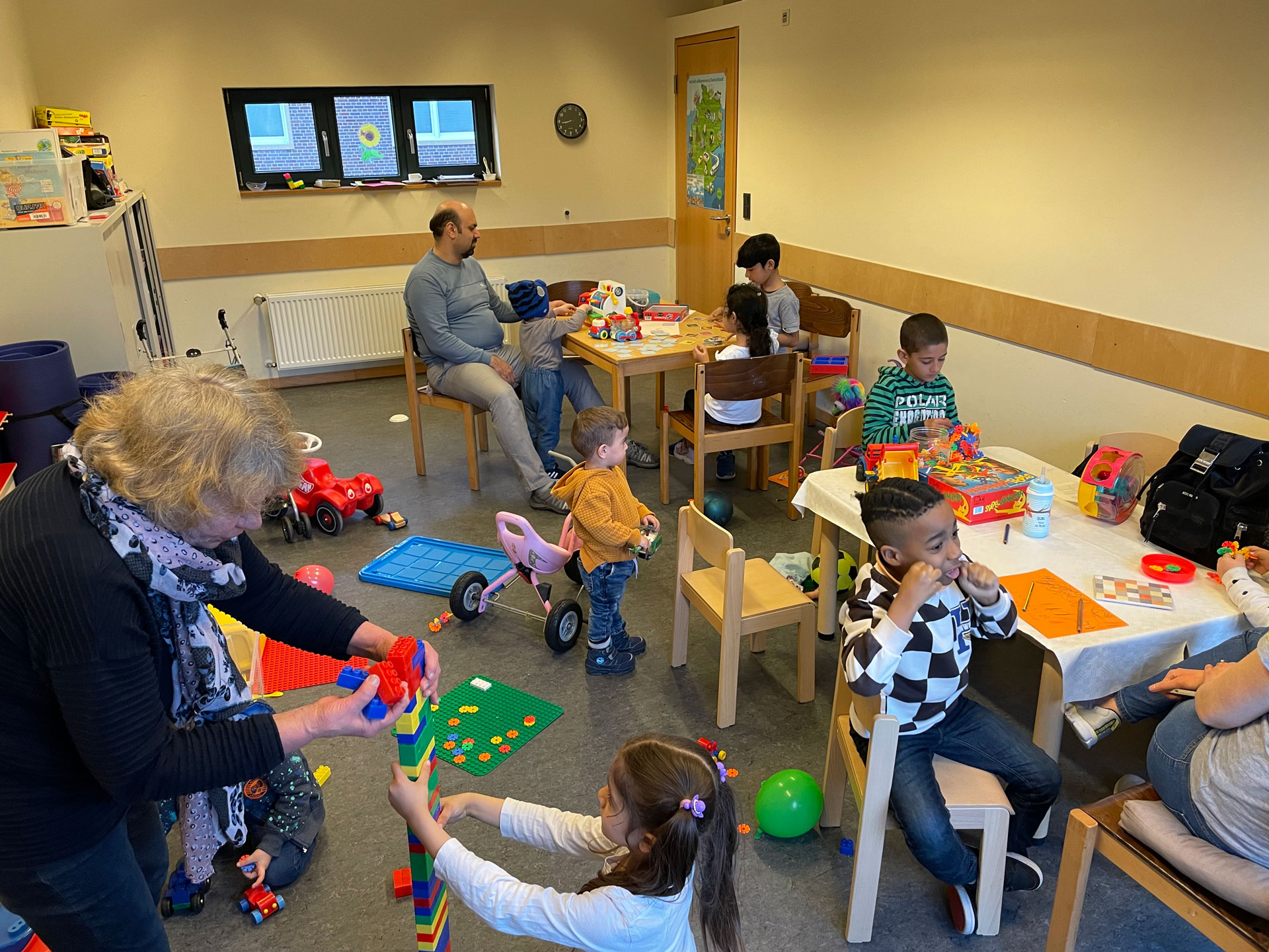 Kinderbetreuung im Sprachcafé