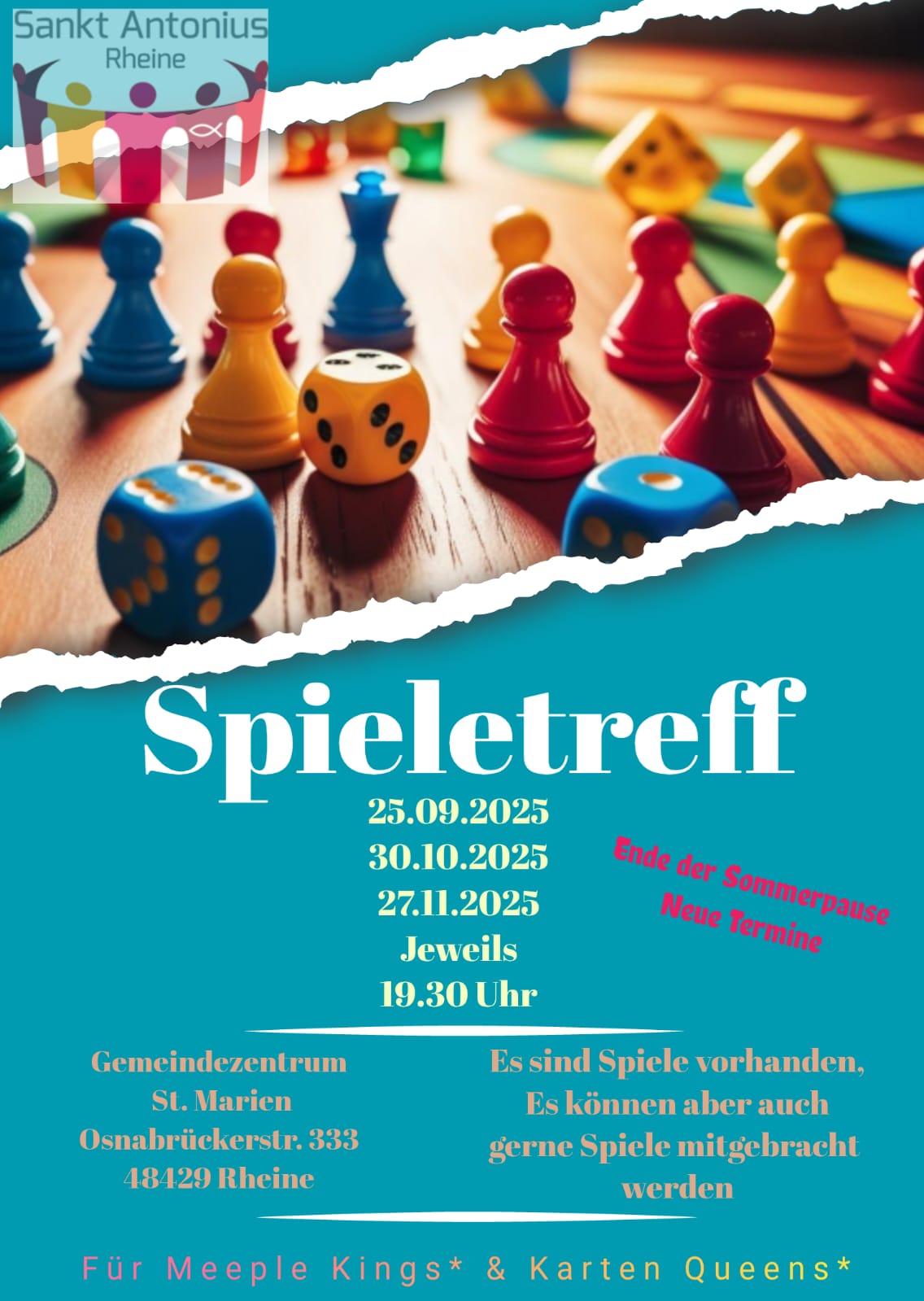 Speieltreff 2. Halbjahr 25
